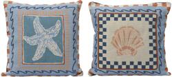 DECORIS ДЕКОРАТИВНА ВЪЗГЛАВНИЦА 874535 43х43х4см МОРСКА ЗВЕЗДА/МИДА (874535)