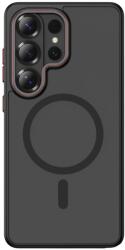 Tech-Protect Carcasa Tech-Protect MagCam cu MagSafe compatibila cu Samsung Galaxy S26 Ultra, Matte Black / Red (5906302390823)