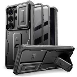 Tech-Protect Carcasa 360 grade Tech-Protect Kevlar Cam Plus compatibila cu Samsung Galaxy S26 Ultra, Negru (5906302352418)
