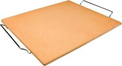 ibili Piatra pentru pizza Ibili dreptunghiulara ceramica portocaliuargintiu 40x35x15 cm (784340)