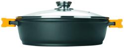 ibili Cratita IBILI Evolution 24 cm Aluminiu Forjat Capac Sticla Manere Silicon Antiaderenta Compatibila Inductie (461024)