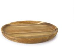 IBILI Farfurie IBILI din lemn de acacia 24 cm cu strat de ulei protector (691224) Tava