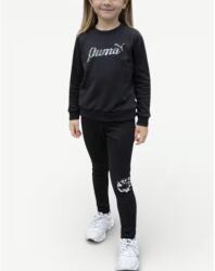 PUMA Class Act Crew And Leggings Fleece Set Black - magazinko