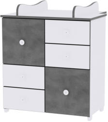 Lorelli Classic ШКАФ new ЦВЯТ БЯЛО/vintage gray (10170110034a)
