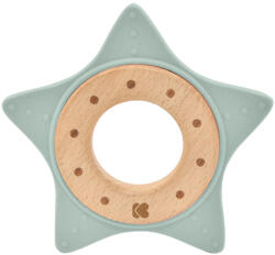 Kikkaboo Чесалка дърво-силикон Star Mint (31303020059)