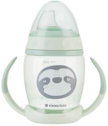 KikkaBoo Чаша със силиконов накрайник 200мл Happy face Mint (31302030071)