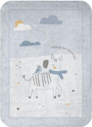 Kikkaboo Супер меко бебешко одеяло 110/140 см Stripy Friends (31103020150) - tary