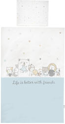 Lorelli СЕТ cosy 3 ЧАСТИ РАНФОРС happy friends СИНЬО (10420016402) - tary
