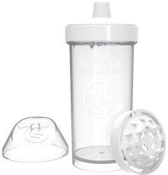 Twistshake Детска чаша с шейкър Twistshake 360 мл 12+ месеца бяла (78073)