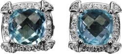 Frumoasa Venetiana Cercei argint topaz (C3384)