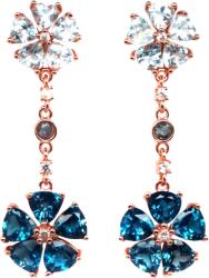 Frumoasa Venetiana Cercei argint topaz london (C3399)