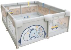 SONNE Детска кошара за игра Kai grey Junior с вендузи 150*200*65 (PAT35987)