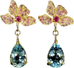 Frumoasa Venetiana Cercei argint topaz (C3405)