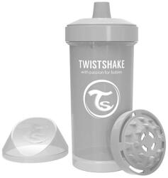 Twistshake Детска чаша с шейкър Twistshake 360 мл 12+ месеца сива (78284)