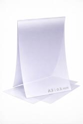  Folie protectie tip U A3 antireflectiva 0.3 mm pentru rame ABS (RIU03A3)