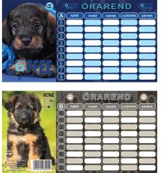 T-Creativ Órarend 8x15 cm kutyás minták 25 db/csomag T-Creativ Puppies mini (N13046TPU)