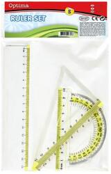 Optima Vonalzókészlet 15 cm-es 4 darabos Optima (100180)