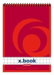 Herlitz Spirál blokk A/7 50 lap kockás Herlitz (00110734)