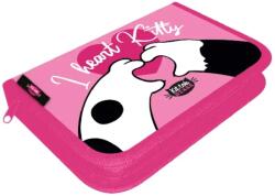 Lizzy Card Tolltartó varrott töltetlen 2 klapnis cica mintás Lizzy Card Kittok Heart Kitty (24121503)