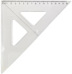  Vonalzó háromszög 45 fokos 16 cm (39RU45A)