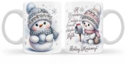  Karácsonyi Bögre 3 dl A Karácsony Csodája a Szívünk Melegében Rejlik (B1289)