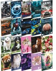 T-Creativ 27-32 négyzetrácsos füzet A/5 T-Creativ vegyes mintákkal (A16011027)