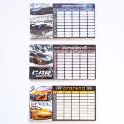 T-Creativ Órarend T-Creativ mini Sportcars 8x15 cm 2020-2023 1 db (949290)