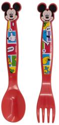 Stor Детски прибори Stor - Mickey Mouse, 2 броя (81117) - baby