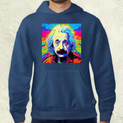 Magnolion Pop art Einstein v15 férfi pulóver (8468-P)