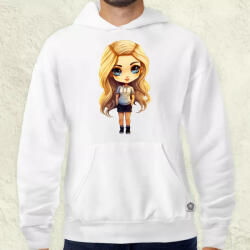 Magnolion Chibi szőke lány v1 férfi pulóver (4841-P)