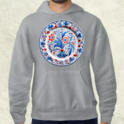 Magnolion Magyar népi porcelán v16 férfi pulóver (8127-P)