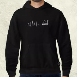 Magnolion Viking hosszúhajó férfi pulóver (28202-P)