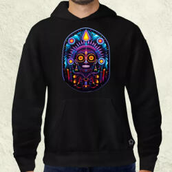 Magnolion Huichol mágikus idegenek v1 férfi pulóver (9109-P)
