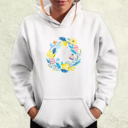 Magnolion Húsvéti koszorú v1 női pulóver (21914-PN)