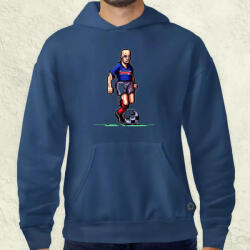 Magnolion Zidane labdával pixelart férfi pulóver (638-P)