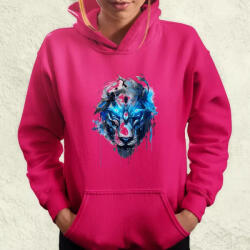 Magnolion Oroszlán mecha fej v2 női pulóver (3721-PN)