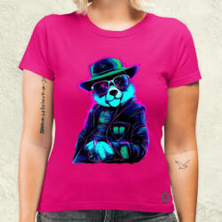 Magnolion Neon gengszter panda v1 női póló (3716-N)