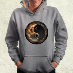 Magnolion Pokol és menny Yin és Yang v2 női pulóver (1179-PN)