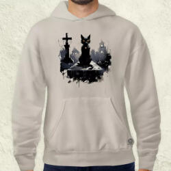 Magnolion Sátán macskája v1 férfi pulóver (7548-P)