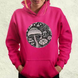 Magnolion Varázsgomba fauna v2 női pulóver (3493-PN)