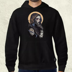 Magnolion Dark cyberpunk portré v9 férfi pulóver (23991-P)