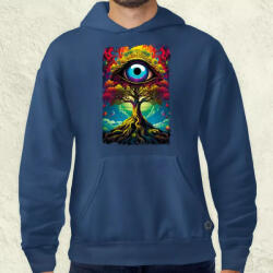 Magnolion Pszichedelikus Az élet fája v10 férfi pulóver (20260-P)