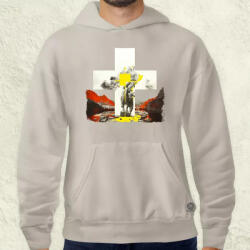 Magnolion Modern kereszt fantázia v2 férfi pulóver (8447-P)