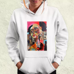 Magnolion Posztmodern kollázs v2 női pulóver (3728-PN)