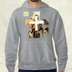 Magnolion Modern kereszt fantázia v3 férfi pulóver (8448-P)