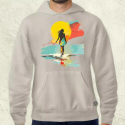 Magnolion Szörfös lány v12 férfi pulóver (24026-P)