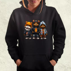 Magnolion Hip Hop medvék v8 női pulóver (8059-PN)