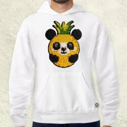 Magnolion Gyöngy kawaii ananász panda v1 férfi pulóver (22845-P)