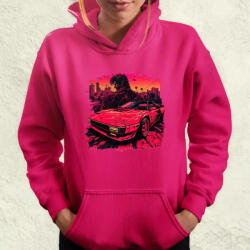 Magnolion Retró hullám Ferrari Testarossa v1 női pulóver (879-PN)