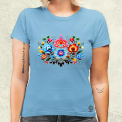 Magnolion Magyar népi motívum v18 női póló (8426-N)